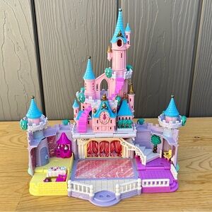 Vtg 1995 Polly Pocket Disney Princess Cinderella Enchanted Castle Bluebird Toys